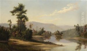 Hudson River Valley by Franklin B. De Haven