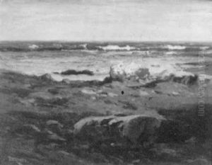 Coastal Scene by Franklin B. De Haven