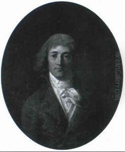 Portrait D'homme En Buste Preqeue De Face by Jean Antoine Julien de Parme