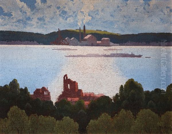 Paisaje Con Lago - view 1
