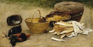 Piacon (on The Market Place) by Lajos Deak Ebner