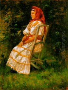 Kertben (in The Garden) by Lajos Deak Ebner