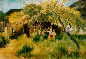 Gyumolcsszuret (fruit Harvest) by Lajos Deak Ebner