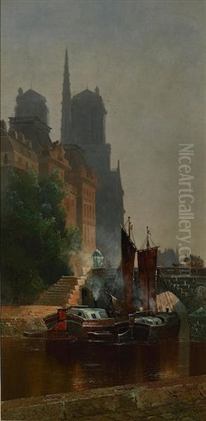 For Notre Dame, Foggy Morning - view 1