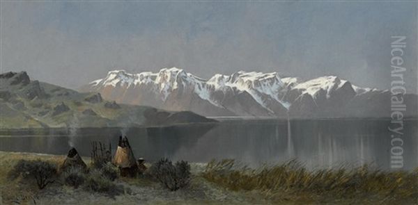 Indian Encampment - view 1