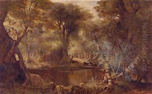 Cattle In A Stream