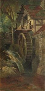 An Old Mill Near Sheffield, England by Edwin Deakin