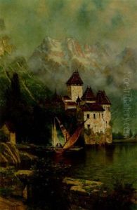 Castle Of Chillon, Switzerland by Edwin Deakin