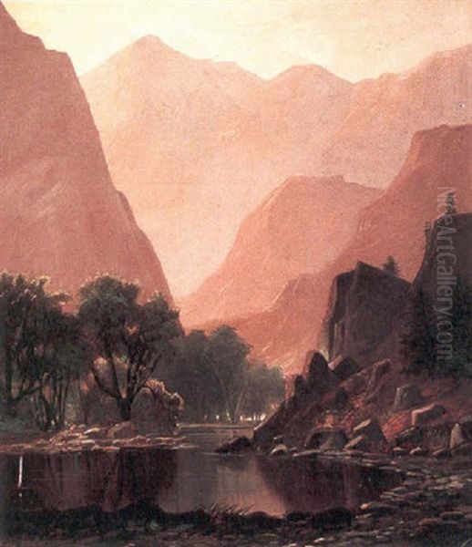 A River Winding Through A Mountainous Landscape - view 1