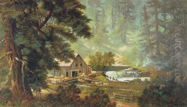 Mill In Shasta (where Union Pacific Ties Were Milled) - view 1