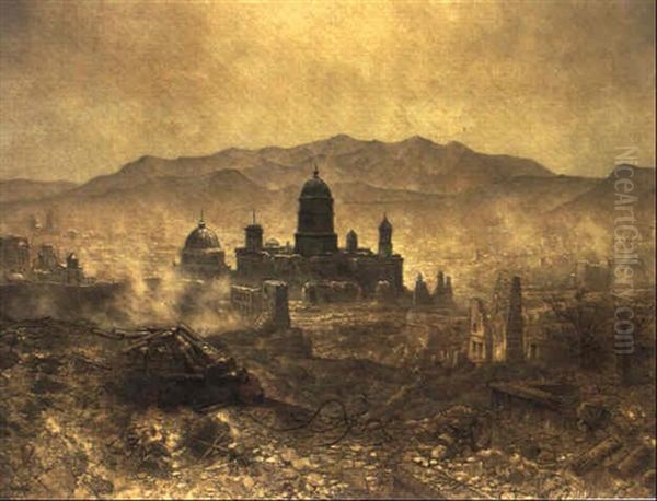 San Francisco After The 1906 Earthquake - view 1