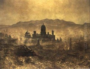 San Francisco After The 1906 Earthquake by Edwin Deakin