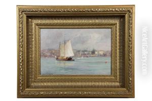 Schooner In Gloucester Harbor