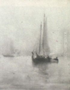 Misty Harbor Scene Misty Harbor Scene