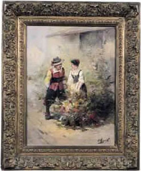 Mousquetaire Et La Marchande De Fleurs - view 1