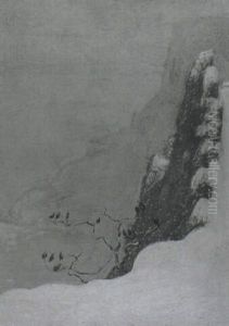 Winter Cliffs by Perrine van Dearing
