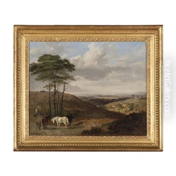 On The Roadway With Horses - view 1