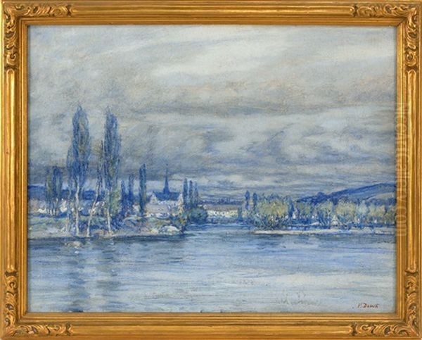 Landscape With Church And Distant Mountains - view 1