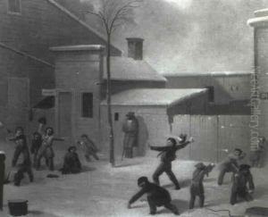 Snowball Flight by Charles Deas