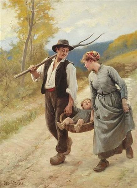 Bauernfamilie Auf Wanderschaft - view 1