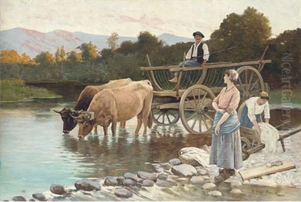 A Meeting At The Bend In The River - view 1