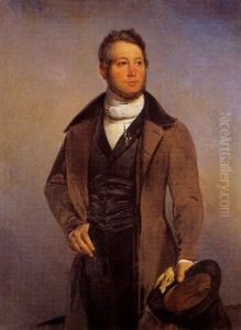 Portrait De Monsieur De Th. by Auguste Hyacinthe Debay
