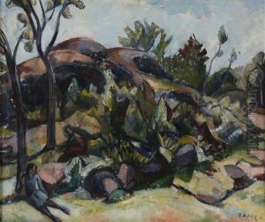 Paret Under Fjellknausen by Per Deberitz