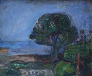 Sommernatt, Jomfruland by Per Deberitz