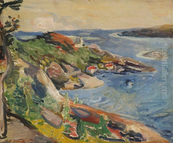 Sommerlandskap Fra Skatoy Ved Kragero - view 1