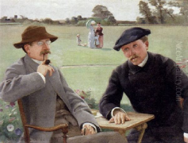 Frederick Mistral Engaged In Conversation - view 1