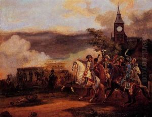 Napoleon Con Sus Tropas by Louis Debras