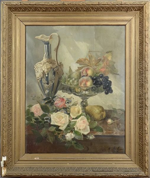 Nature Morte De Fruits Et De Fleurs - view 1