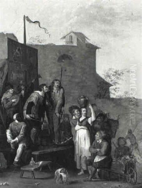 Scene De Theatre Ambulant - view 1