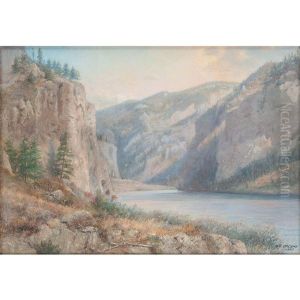 Western Landscape by Ralph Earl Decamp