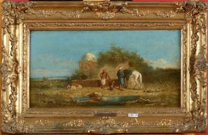 Cavalier Au Puits by Alexandre Gabriel Decamps