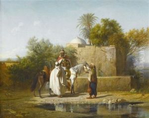 Beduinen In Der Oase