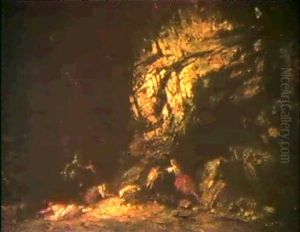Figures In A Cave