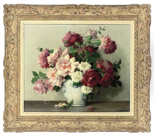 Roses In A Chinese Vase - view 1