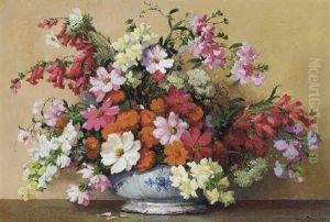 Mixed Flowers In A Vase Mixed Flowers In A Vase