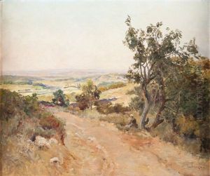 Au Bord De La Route by Theophile-Henry Decanis