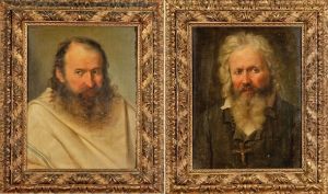 Due Ritratti Di Religiosi by Andrea, the Elder Appiani