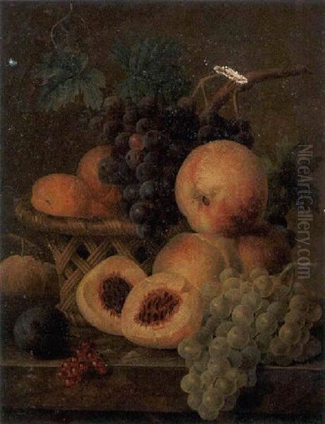 Nature Morte Aux Fruits Sur Un Entablement - view 1