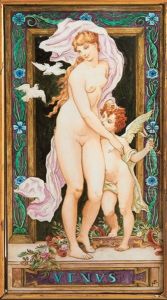Venus Et Cupidon by Theodore Deck