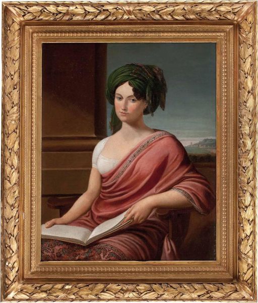 Sitz-portrait Einer Dame Mit Buch - view 1