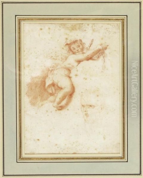Putto Mit Girlande - view 1
