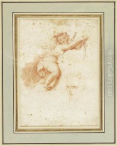 Putto Mit Girlande