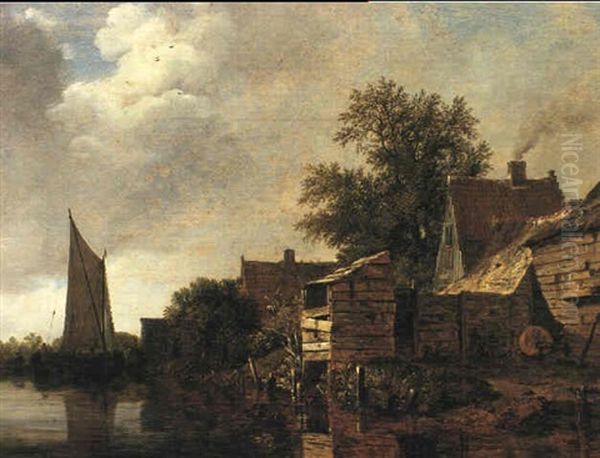 Buildings By A Waterway - view 1