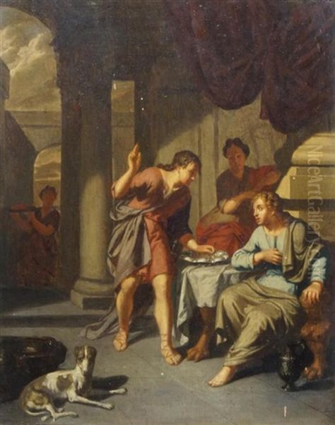 Ezau Sells His Right As The First Born To Jacob - view 1