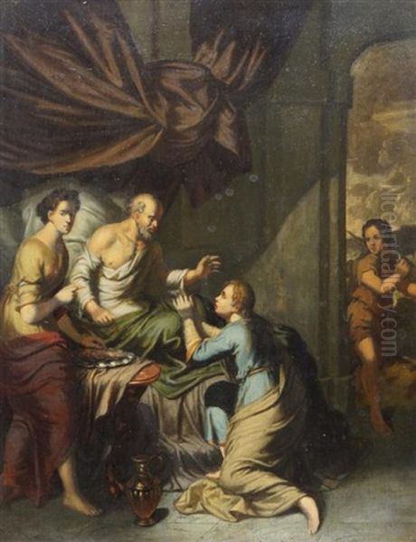 Isaac Blesses Jacob - view 1