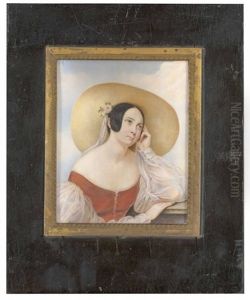 Gurtelbild Einer Jungen Dame by Johann Stephan Decker